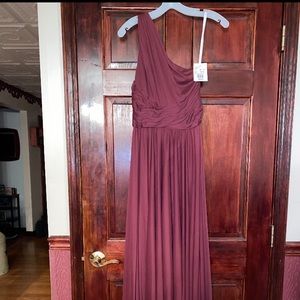 One shoulder Bridesmaid/Prom Dress